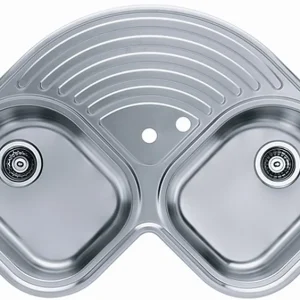 ALVEUS Futur 70 kuchyňský dřez rohový, 830 x 830 mm, satin 1009369 Nová Kolekce