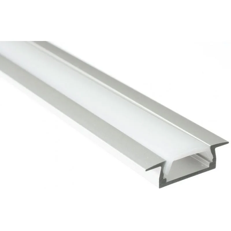 Značkový SAPHO LED zápustný profil 22x6mm, eloxovaný hliník, 1m KL3775-1