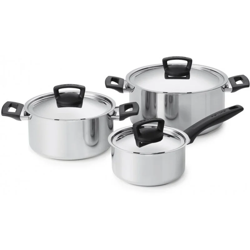 Akční Cena FISKARS Functional Form Souprava 3 hrnců s poklicí 855390