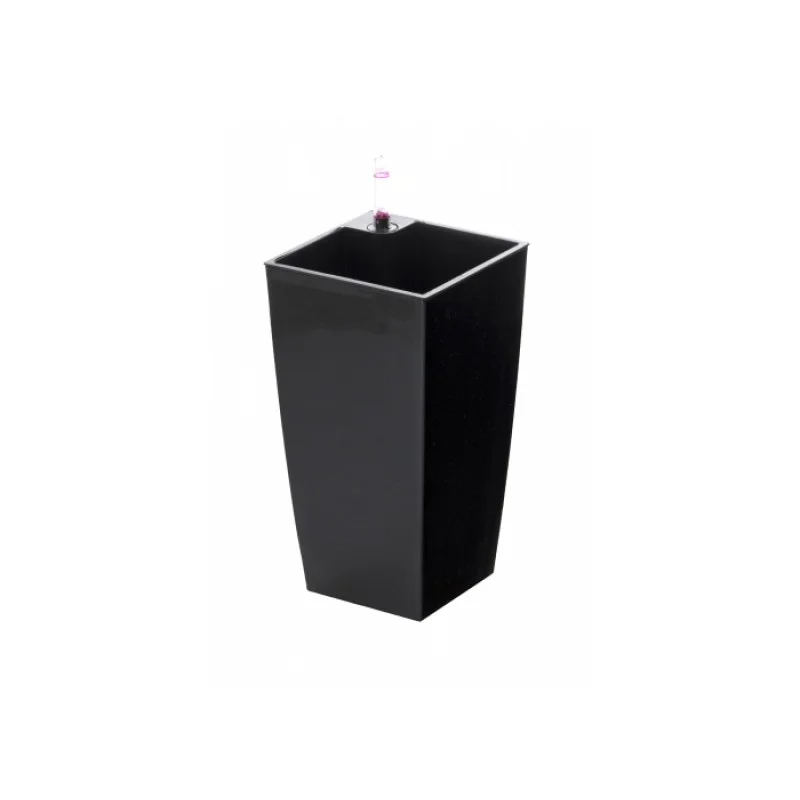 Akce Samozavlažovací květináč G21 Linea mini černý 14cm 639247