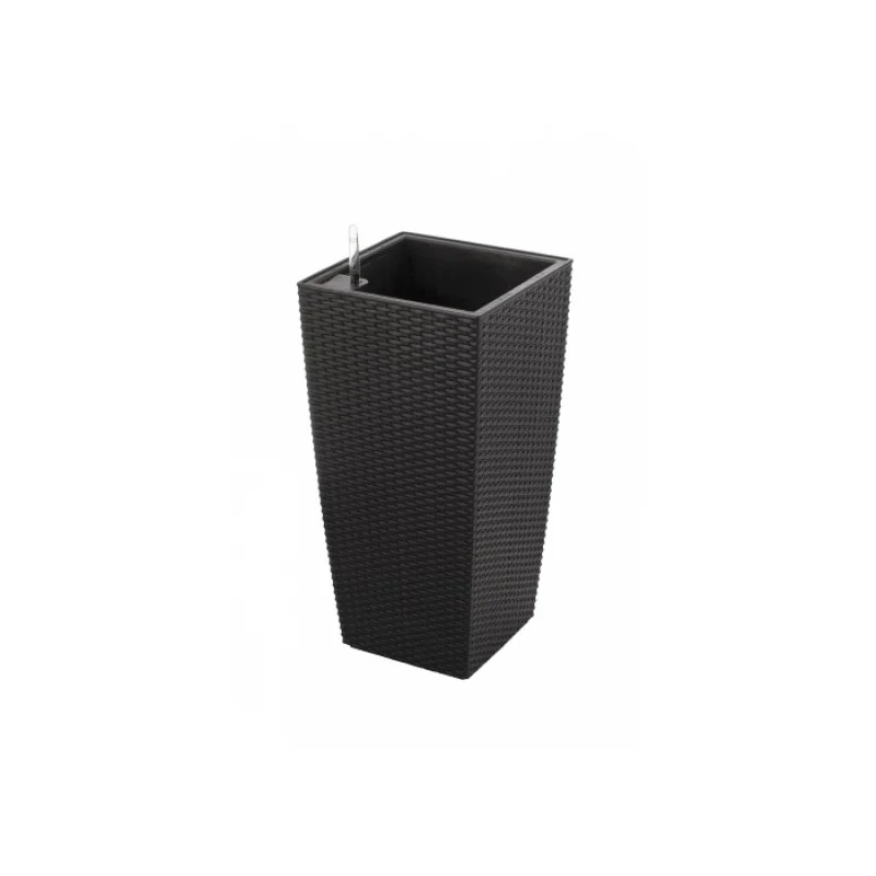 Akce Samozavlažovací květináč G21 Linea ratan mocha 28cm 6392453