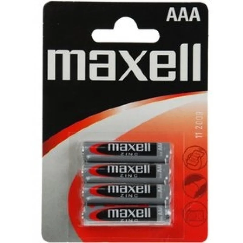 Aktuální MAXELL Zinko-manganová baterie R03 4BP Zinc 4x AAA 35026518