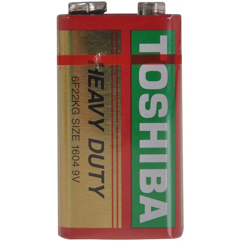 Zlevněný TOSHIBA Zinc-mangan baterie HEAVY DUTY 6F22KGG 1S 9V 35041037