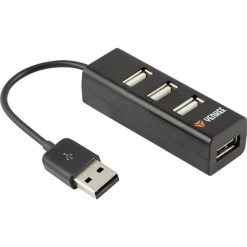 YENKEE YHB 4001BK Hub 4 x USB 2.0 černý 45007826 Nejlepší Volba