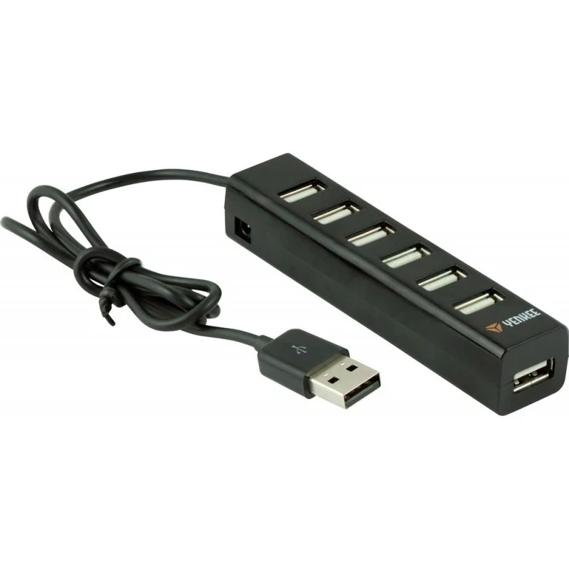 YENKEE YHB 7001BK Hub 7 x USB 2.0 černý 45007830 Must-Have