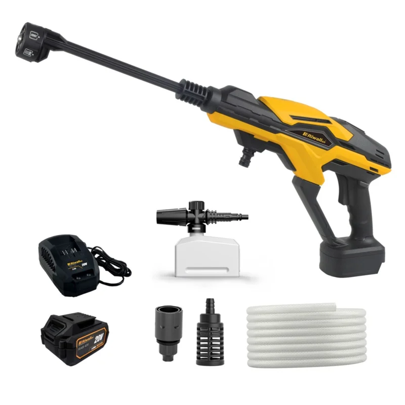 Akční Nabídka Riwall PRO RAPW 3520i SET aku tlaková myčka 20V + 1x 4Ah baterie + nabíječka 2,4 A