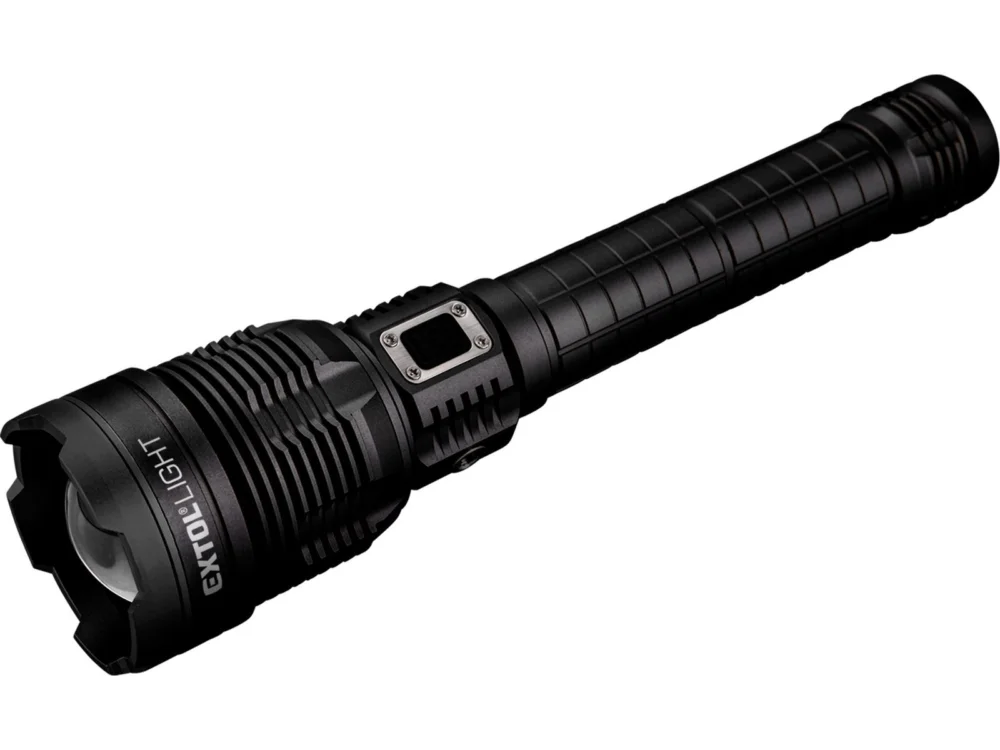 Aktuální EXTOL LIGHT svítilna 8000lm, zoom, USB nabíjení s powerbankou, 60W COB LED, 43142