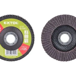 Akční Cena EXTOL CRAFT kotouč lamelový šikmý korundový, O125mm, P36, 903311