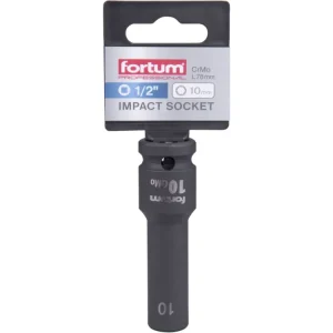 Akční Nabídka FORTUM hlavice nástrčná rázová 1/2", 10mm, L 78mm, CrMoV, 4703210