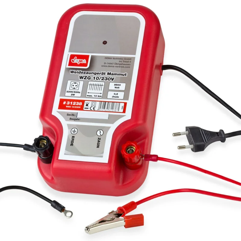 Aktuální DEMA Elektrická ohrada 230 V Mammut WZG 10/230V
