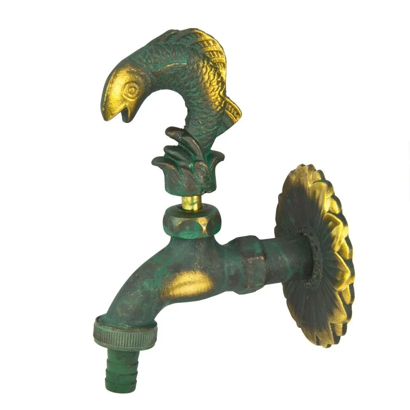 Zlevněný STABILO Sanitär Zahradní kohoutek 1/2" Nostalgie, ryba