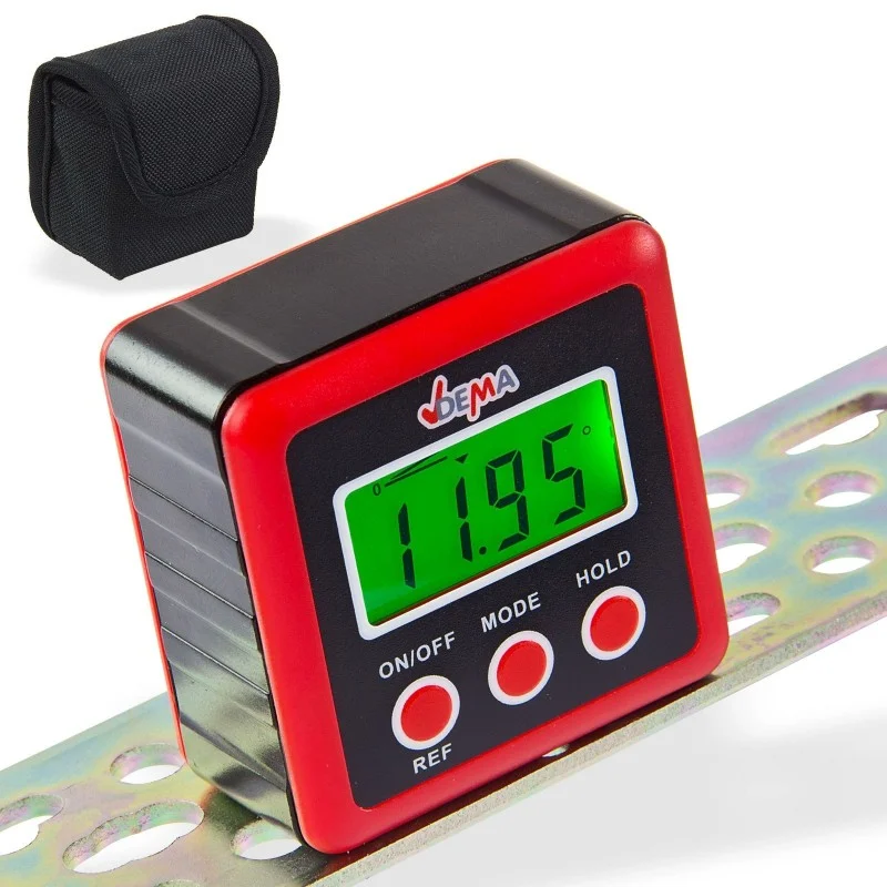 Autentický DEMA Digitální vodováha s LCD displejem Cube
