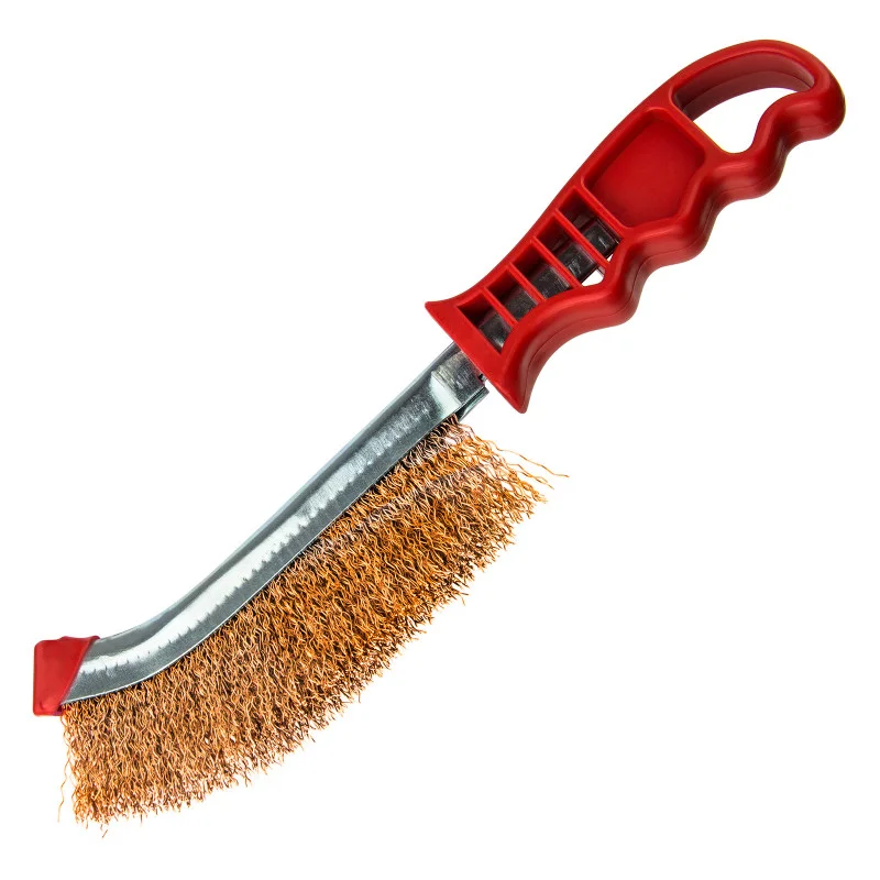 Autentický DEMA Bronzový drátěný kartáč 1-řadý DBDBK