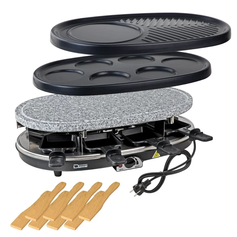 Akční Nabídka DENNER Raclette gril Tessin 3 v 1