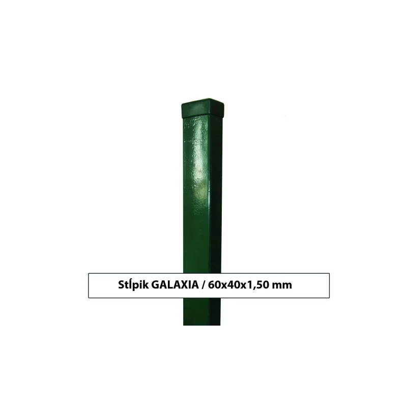 Akční Cena RETIC Plotový sloupek GALAXIA ZN+PVC 60x40x1,5x2000, zelený