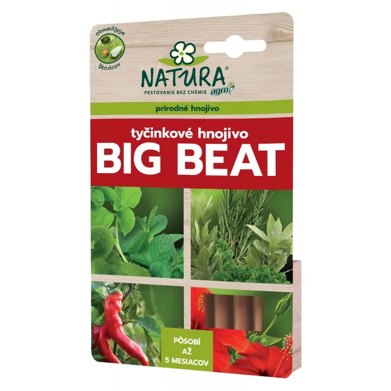 AGRO Natura Tyčinkové hnojivo Big Beat 12 tyčinek Odeslání Ihned