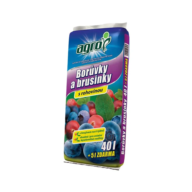 AGRO Substrát na borůvky a brusinky 45 L Odeslání Ihned