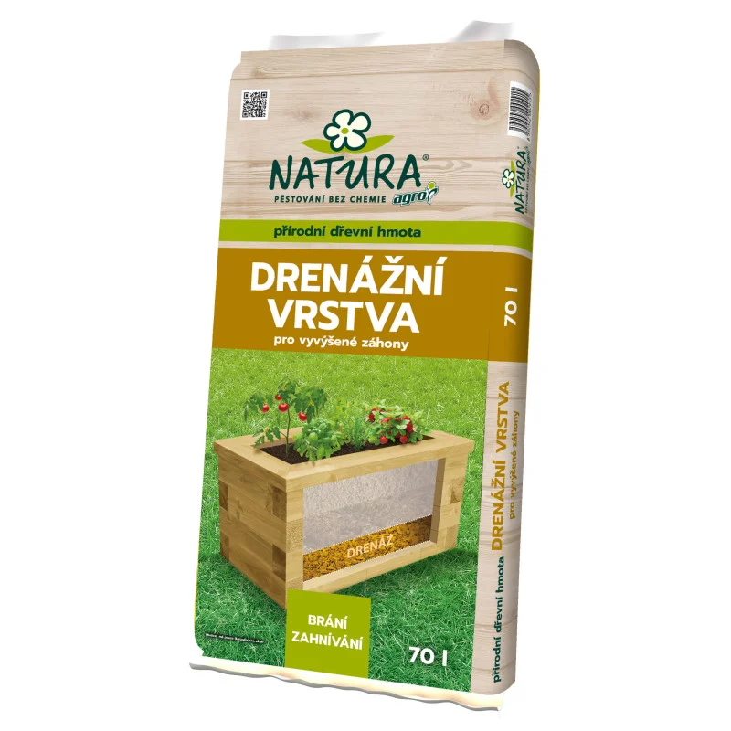 AGRO Natura Drenáž na vyvýšené záhony 70 L Akce