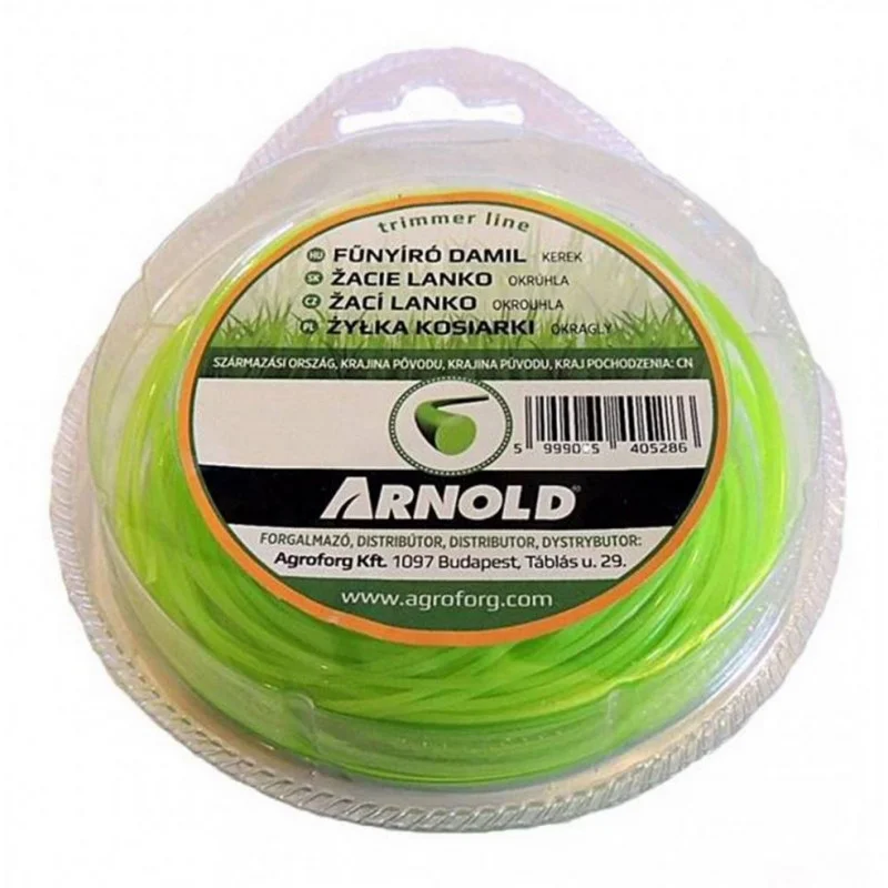 Autentický ARNOLD Vyžínací struna 3,0 mm x 15 m, kulatá