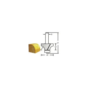 Zlevněný Makita – příslušenství D-48343 Zaoblovací fréza s ložiskem stopka 8 mm,17,3x8x51 mm R=2,3mm  + Prodloužená záruka výrobce