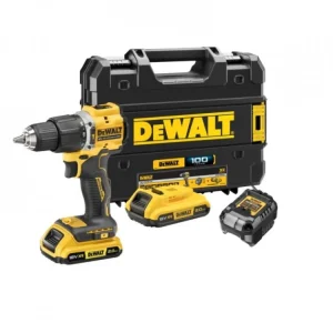 Autentický DeWALT Aku příklepová vrtačka DCD100YD2T 18V/2x2Ah, Kufr + Prodloužená záruka výrobce