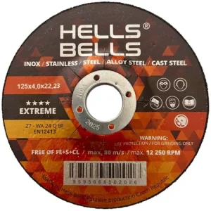 Aktuální Brusný kotouč Hells Bells EXTREME 27-125x4,0x22,2 (HBX12540)
