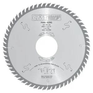 Autentický CMT Pilový kotouč pro velkoplošné pily - D400x4,4 d60 Z72 16° HW