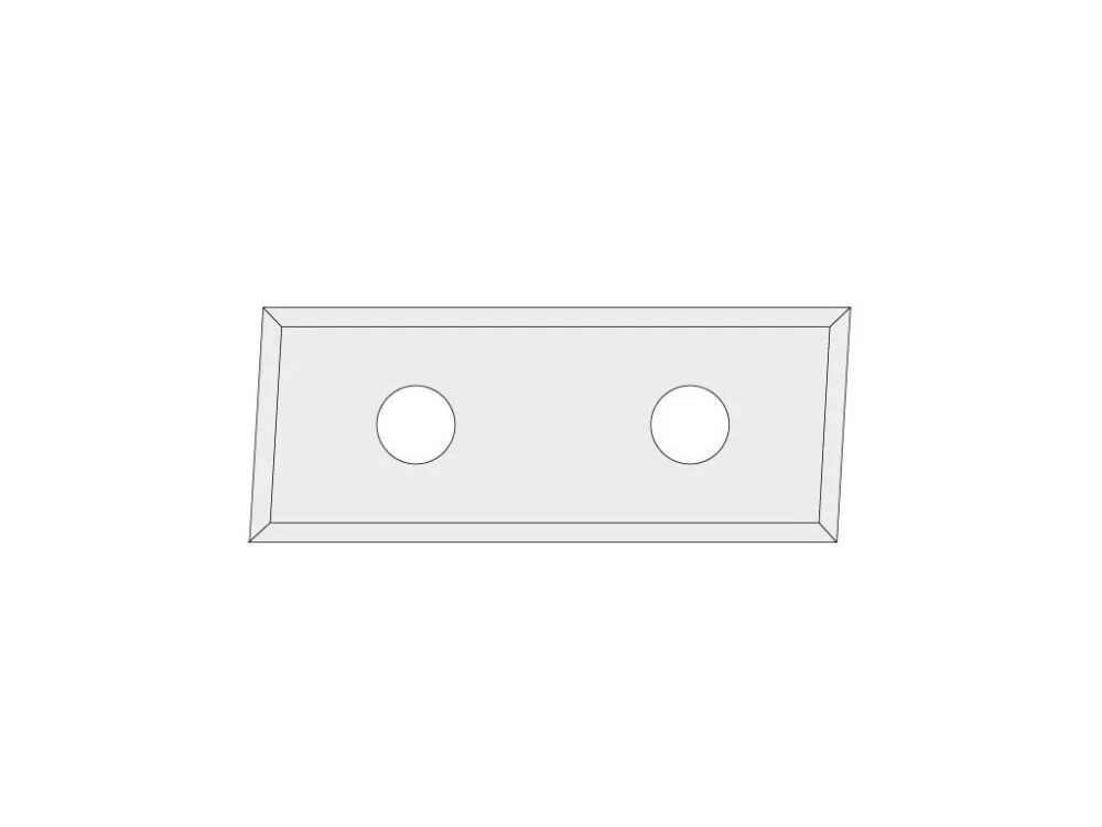 Autentický IGM N017 Žiletka tvrdokovová Z4 zkosená 3° - 28,3x12x1,5 LH LaminoMDF