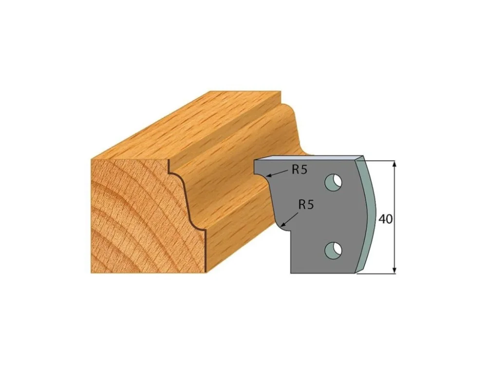 Autentický IGM profil 031 - pár omezovačů 40x4mm SP