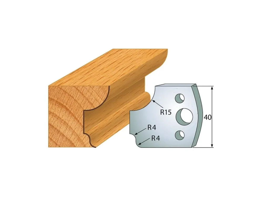 Autentický IGM profil 043 - pár nožů 40x4mm SP