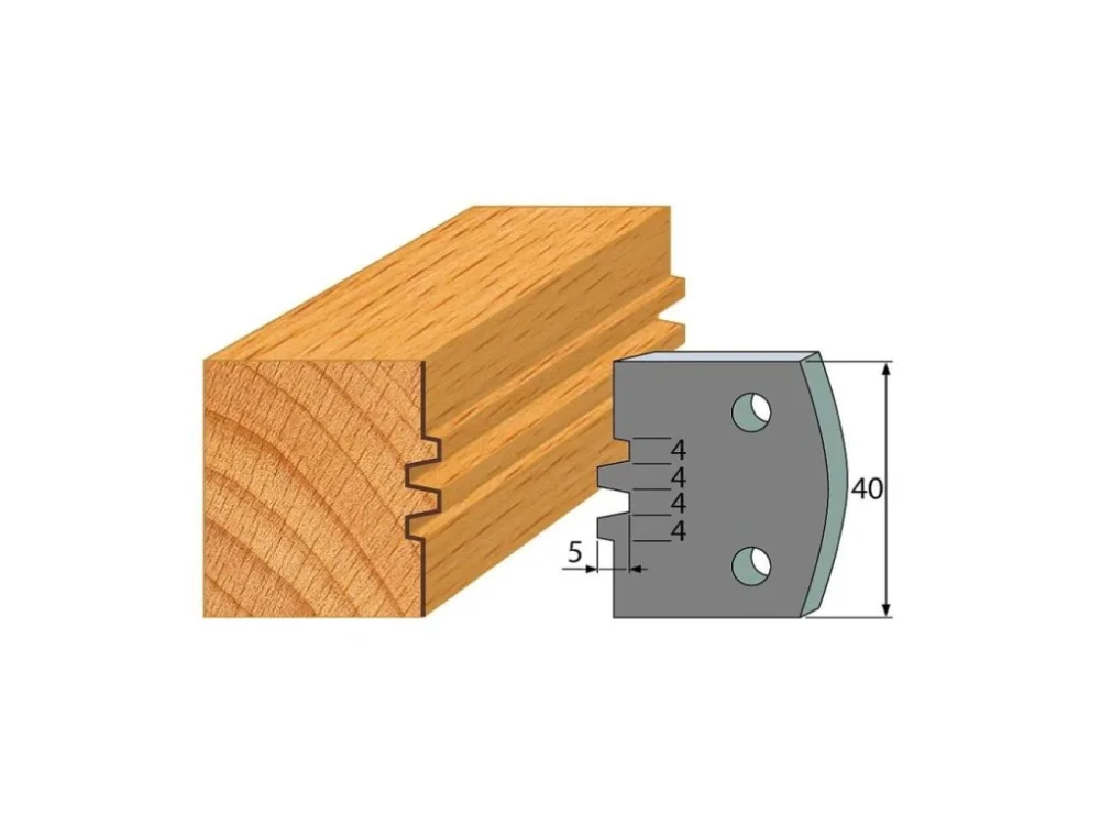 Autentický IGM profil 075 - pár omezovačů 40x4mm SP