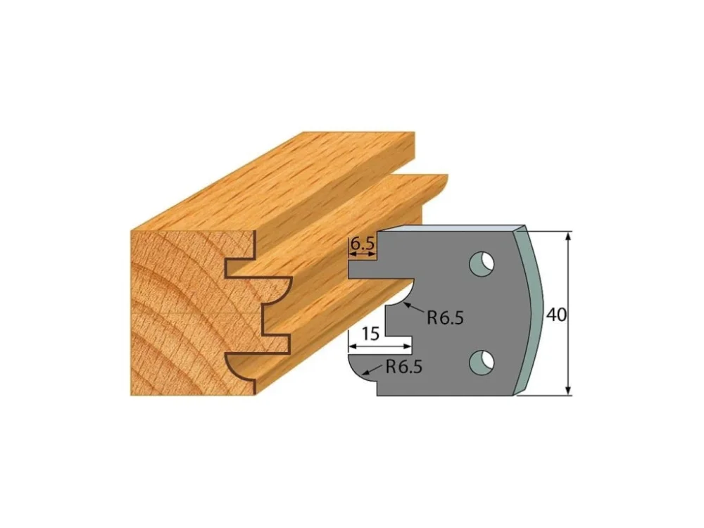 Autentický IGM profil 096 - pár omezovačů 40x4mm SP