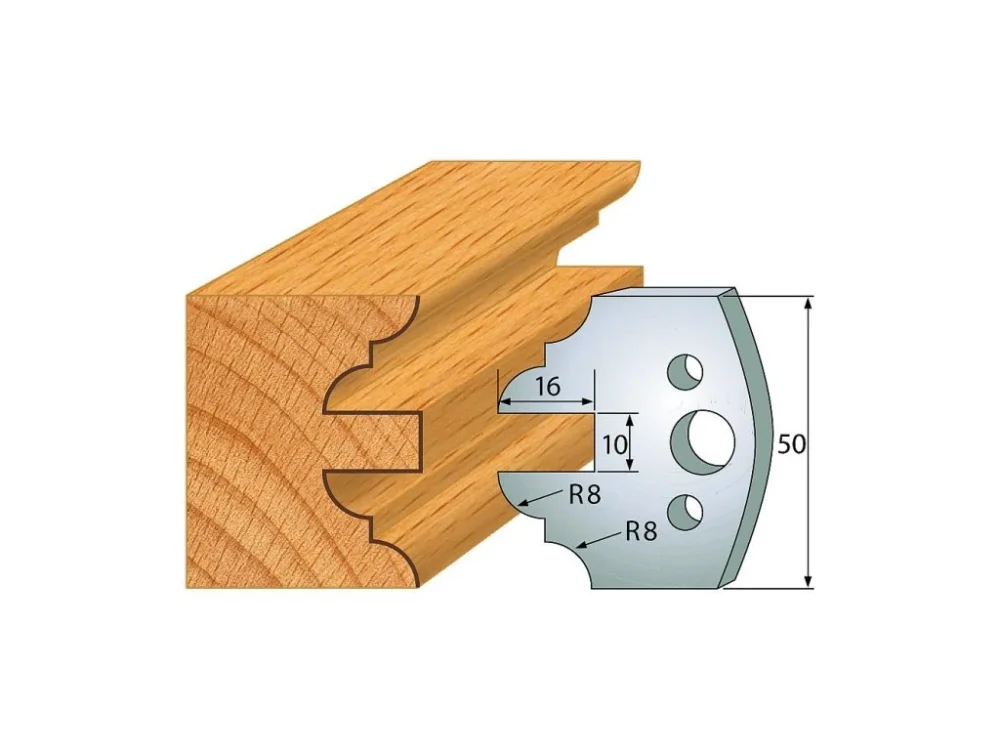 Aktuální IGM profil 523 - pár nožů 50x4mm SP