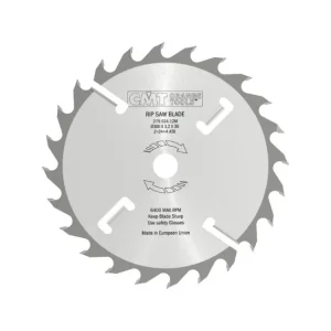 Akční Nabídka CMT Industrial Rozmítací kotouč s vyklizovacím zubem - D300x3,2 d30 Z24+4 MEC HW