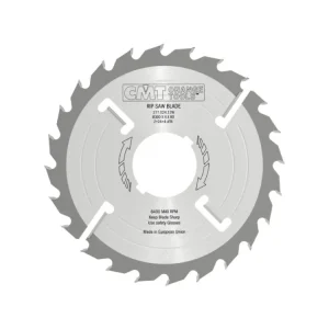 Akční Nabídka CMT Industrial Rozmítací kotouč s vyklizovacím zubem, zesílený - D300x4 d30 Z24+4 MEC HW