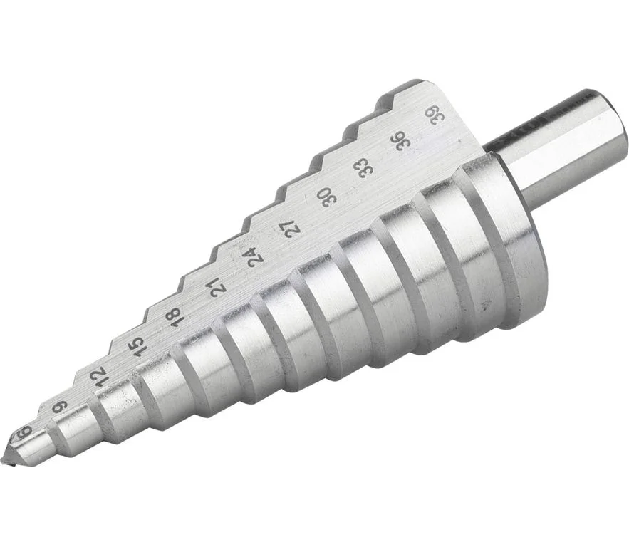 Aktuální vrták stupňovitý, O 6-39mm, HSS
