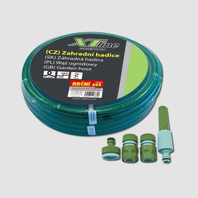 Zahradní hadice1/2" 20m +souprava s postřikovačem SB6100B Dokud Zásoby Vydrží