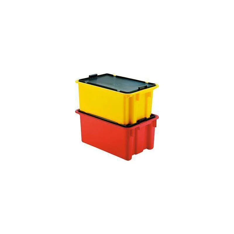 Značkový Otočný stohovací kontejner 45 l 600x400x250 mm modrý
