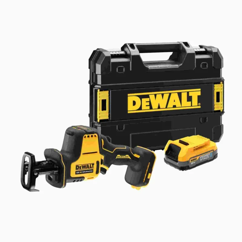 Zlevněný DEWALT DCS369E1T-XJ Pila mečová bezuhlíková 18V 1x 1,7h akumulátor,bez nabíječky